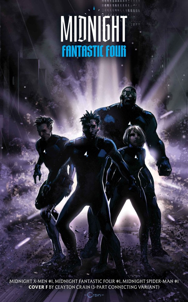 Midnight Fantastic Four #1 Cover F Clayton Crain Connecting Variant