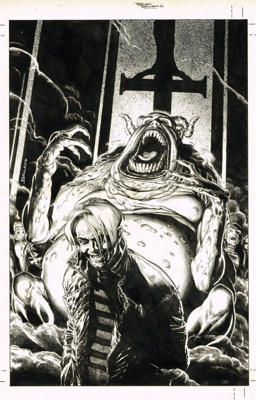 Kilroy Is Here #1 Cover C 1:10 Brian Bolland Black & White Variant